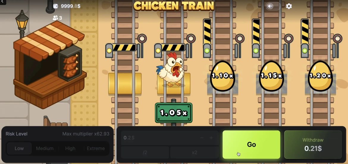 Chicken vs Train