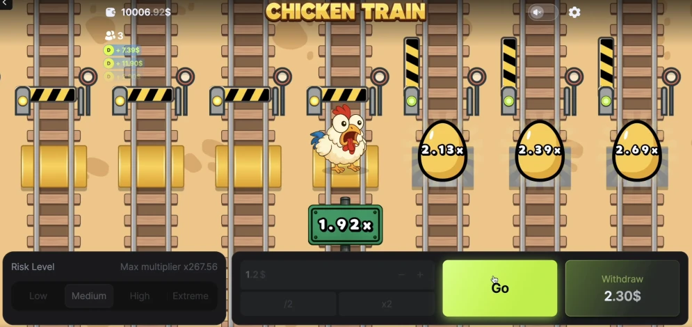 Chicken vs Train demo